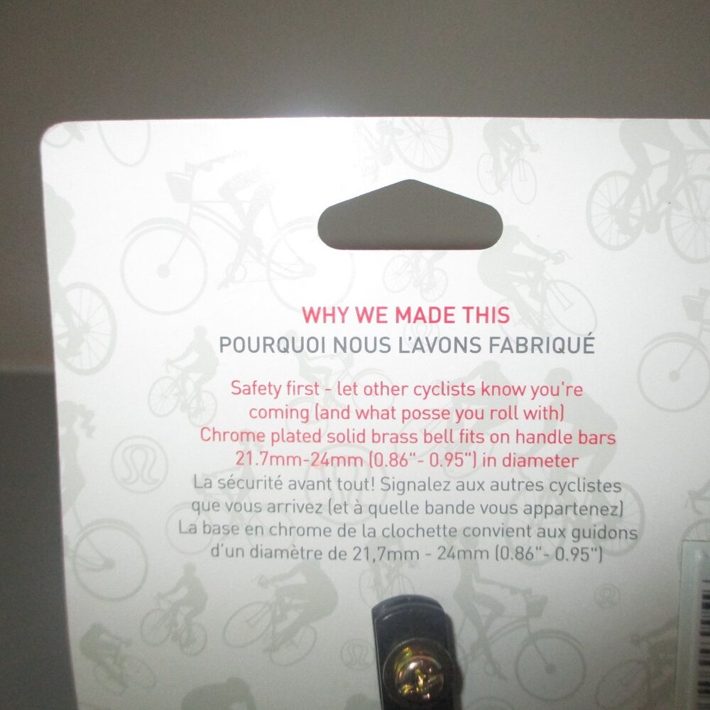 LULULEMON Ride On Bike Bell - NWT - Picture 4 of 5